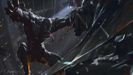 Riot (Marvel Comics) movie Venom HD Desktop Wallpaper | Background Image