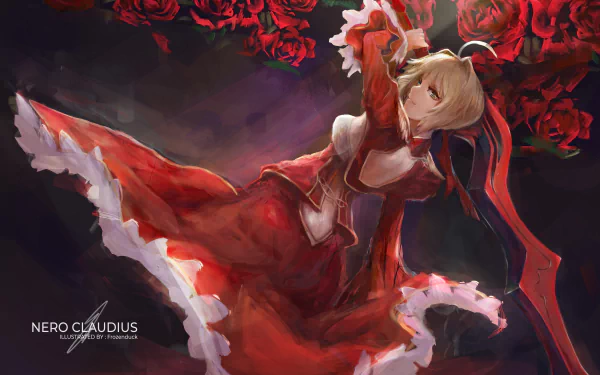 Nero Claudius Anime Fate/Extra Last Encore HD Desktop Wallpaper | Background Image
