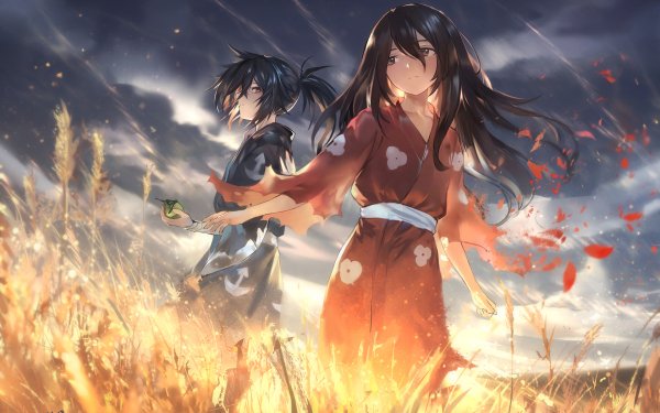 Anime Dororo Hyakkimaru Black Hair Mio HD Wallpaper | Background Image