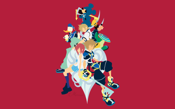 Video Game Kingdom Hearts Kairi Sora Goofy Mickey Mouse Donald Duck Riku HD Wallpaper | Background Image