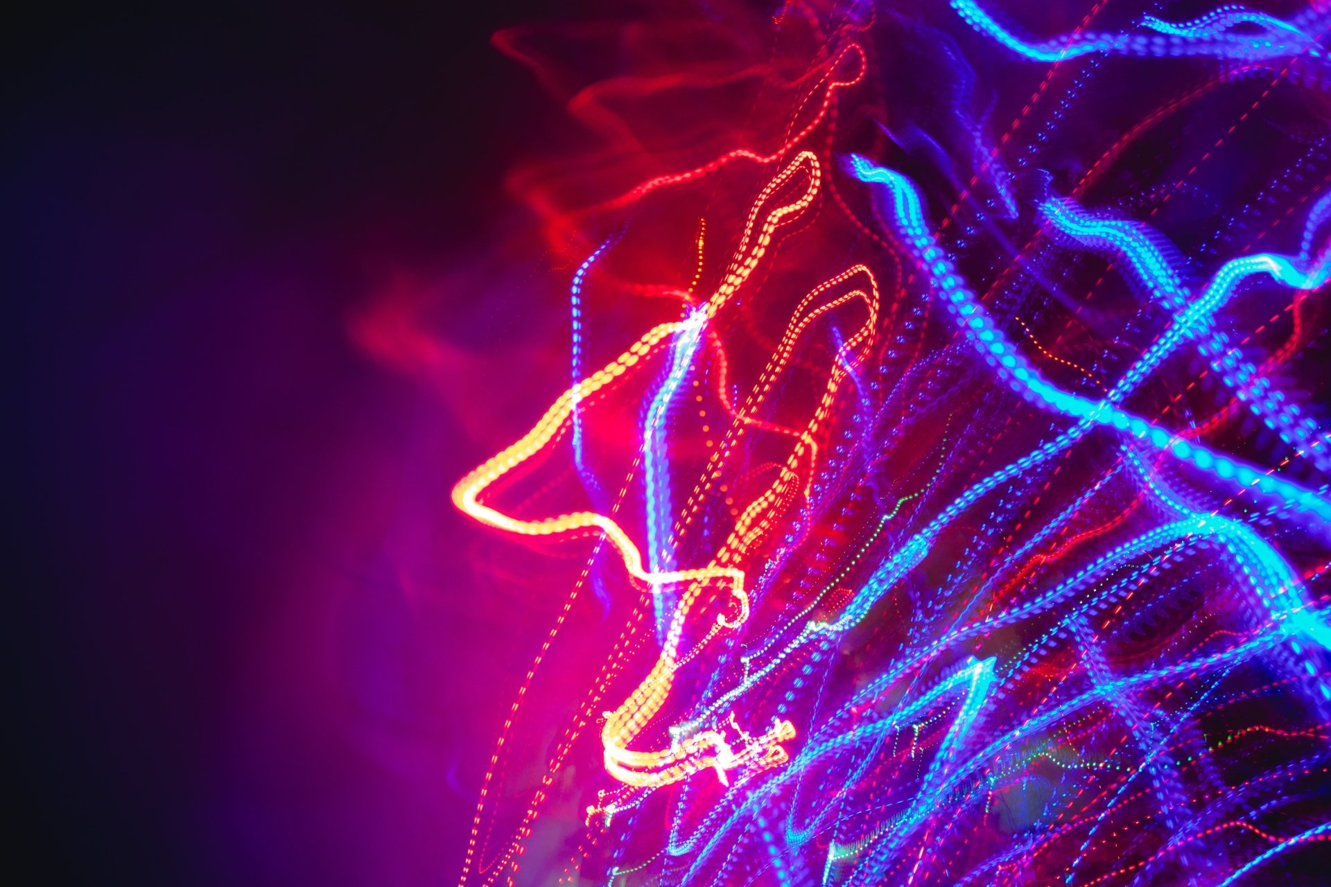 Download Blue Red Colors Abstract Light Abstract Blue 4k Ultra HD Wallpaper