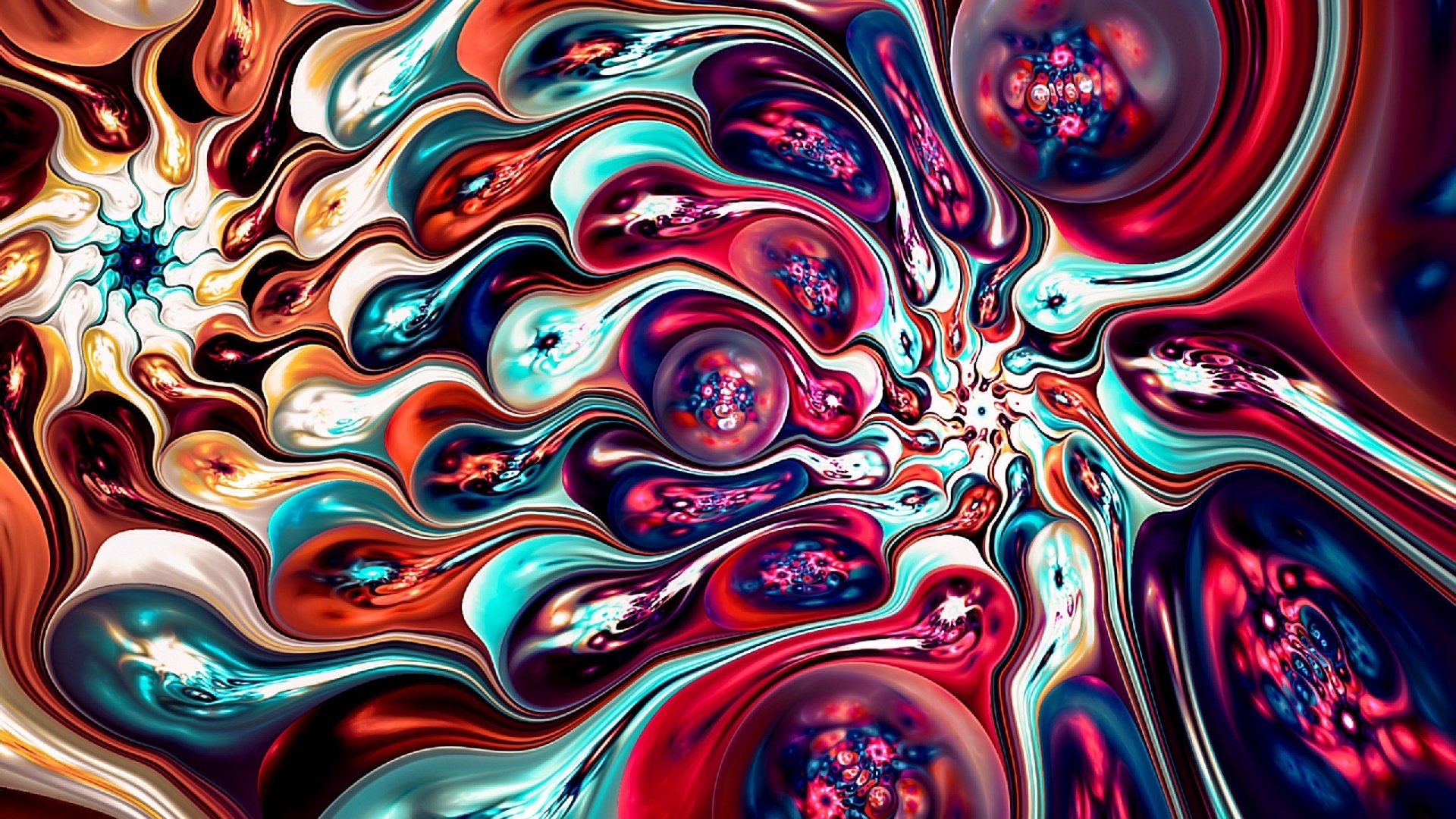 Abstract Liquid Fractal