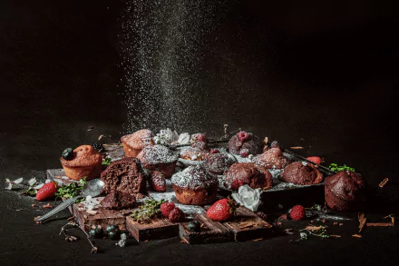 muffin food still life HD Desktop Wallpaper | Background Image