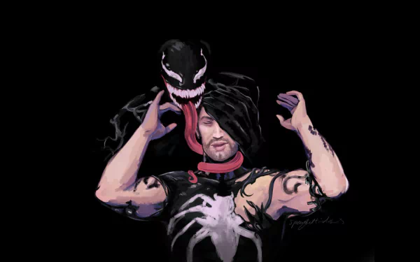 Eddie Brock Comic Venom HD Desktop Wallpaper | Background Image