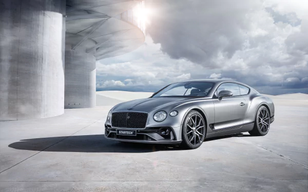 silver car car Bentley vehicle Bentley Continental GT HD Desktop Wallpaper | Background Image