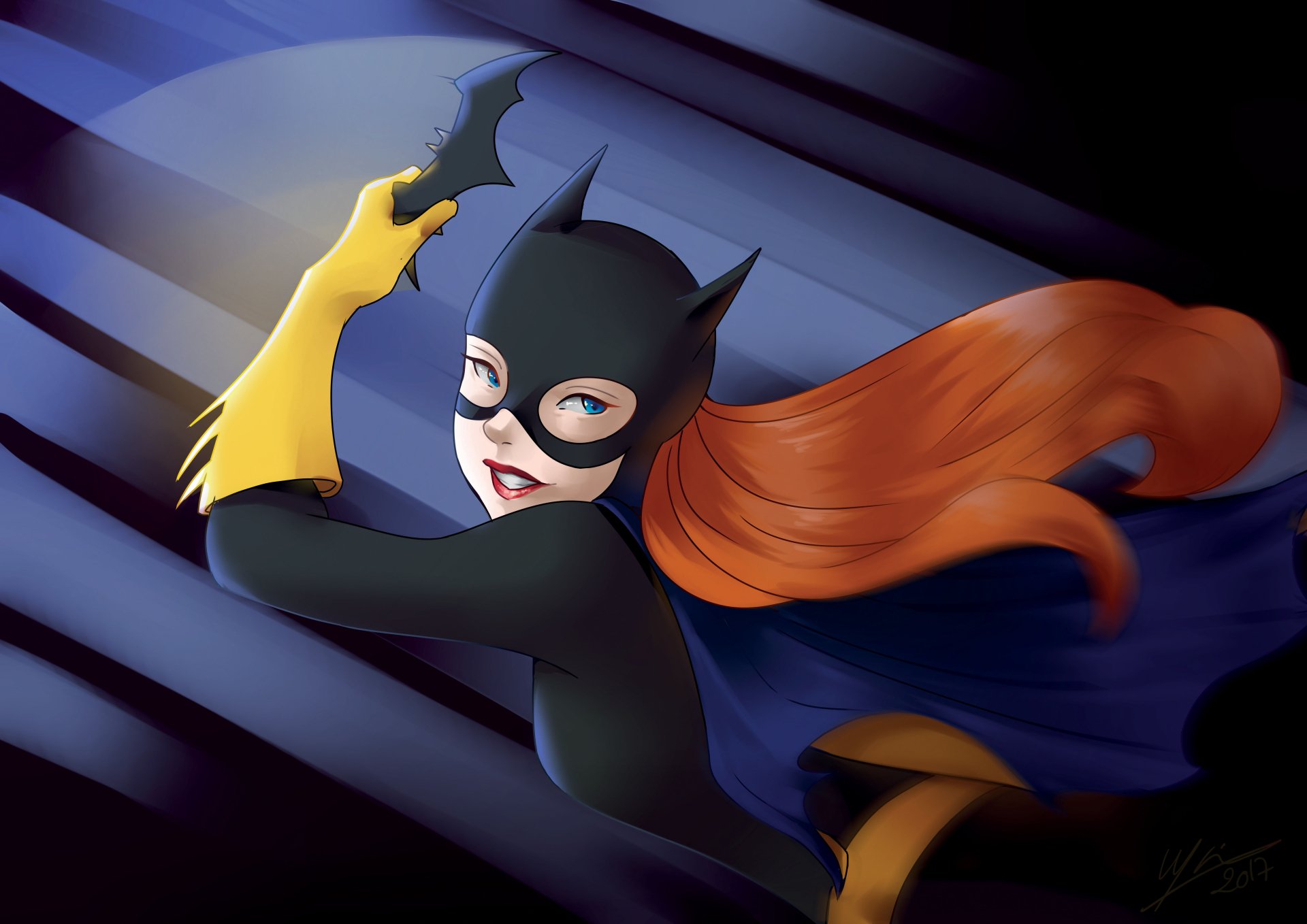 Download Orange Hair Blue Eyes DC Comics Comic Batgirl 4k Ultra HD Wallpaper