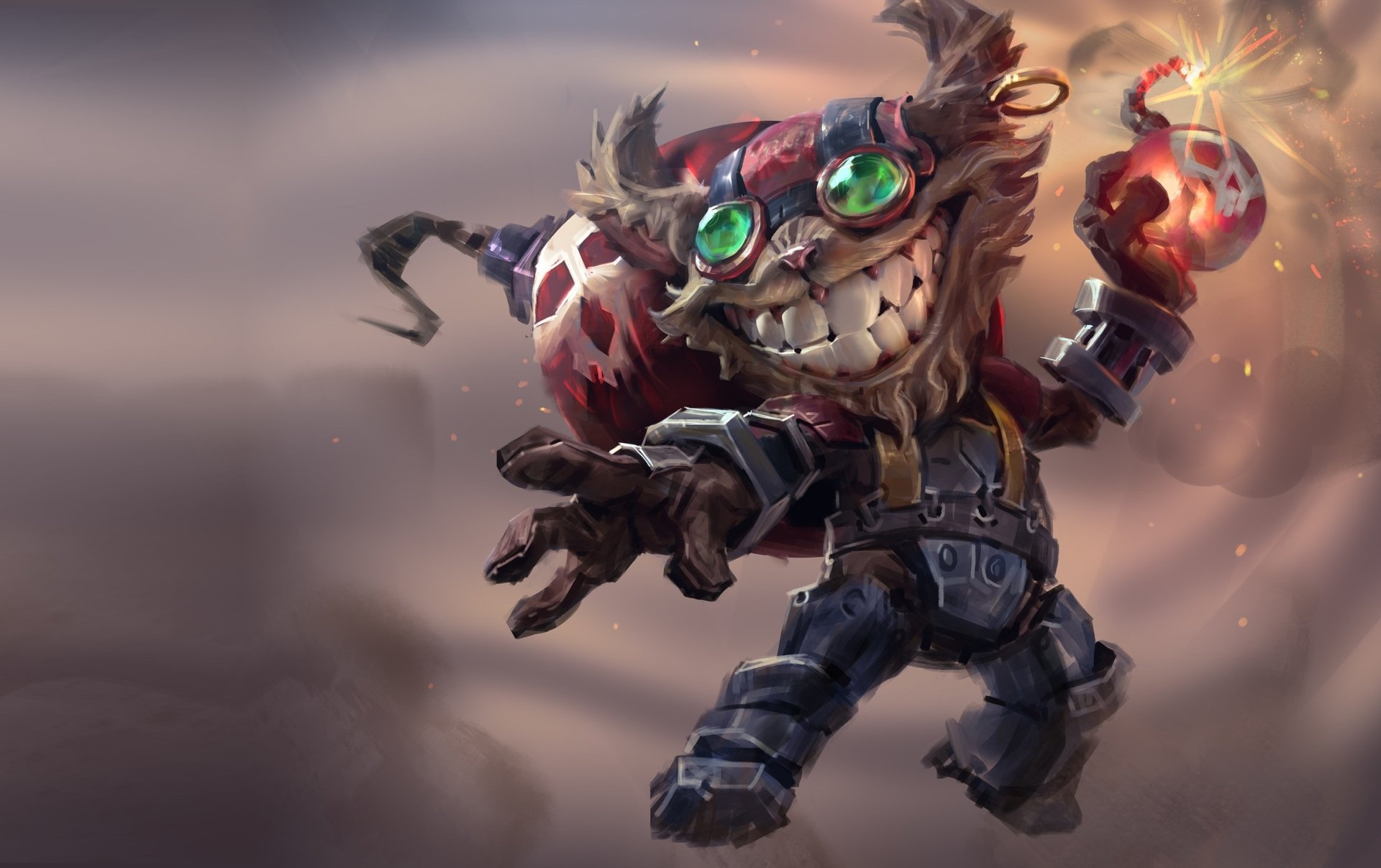 Download Ziggs (League Of Legends) Video Game League Of Legends HD Wallpaper