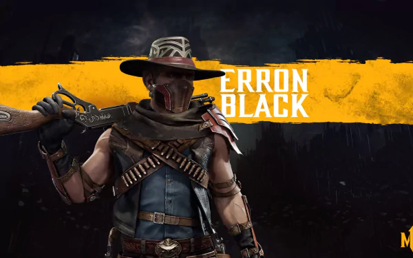 Erron Black video game Mortal Kombat 11 HD Desktop Wallpaper | Background Image