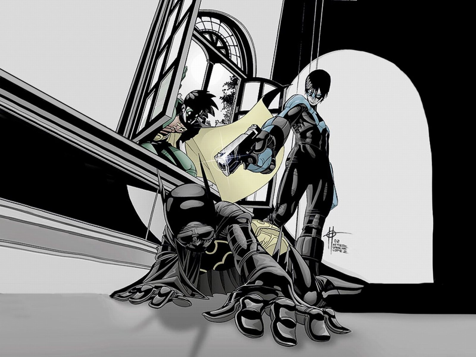 Download Robin (DC Comics) Comic Batman Wallpaper | 1600x1200 ...