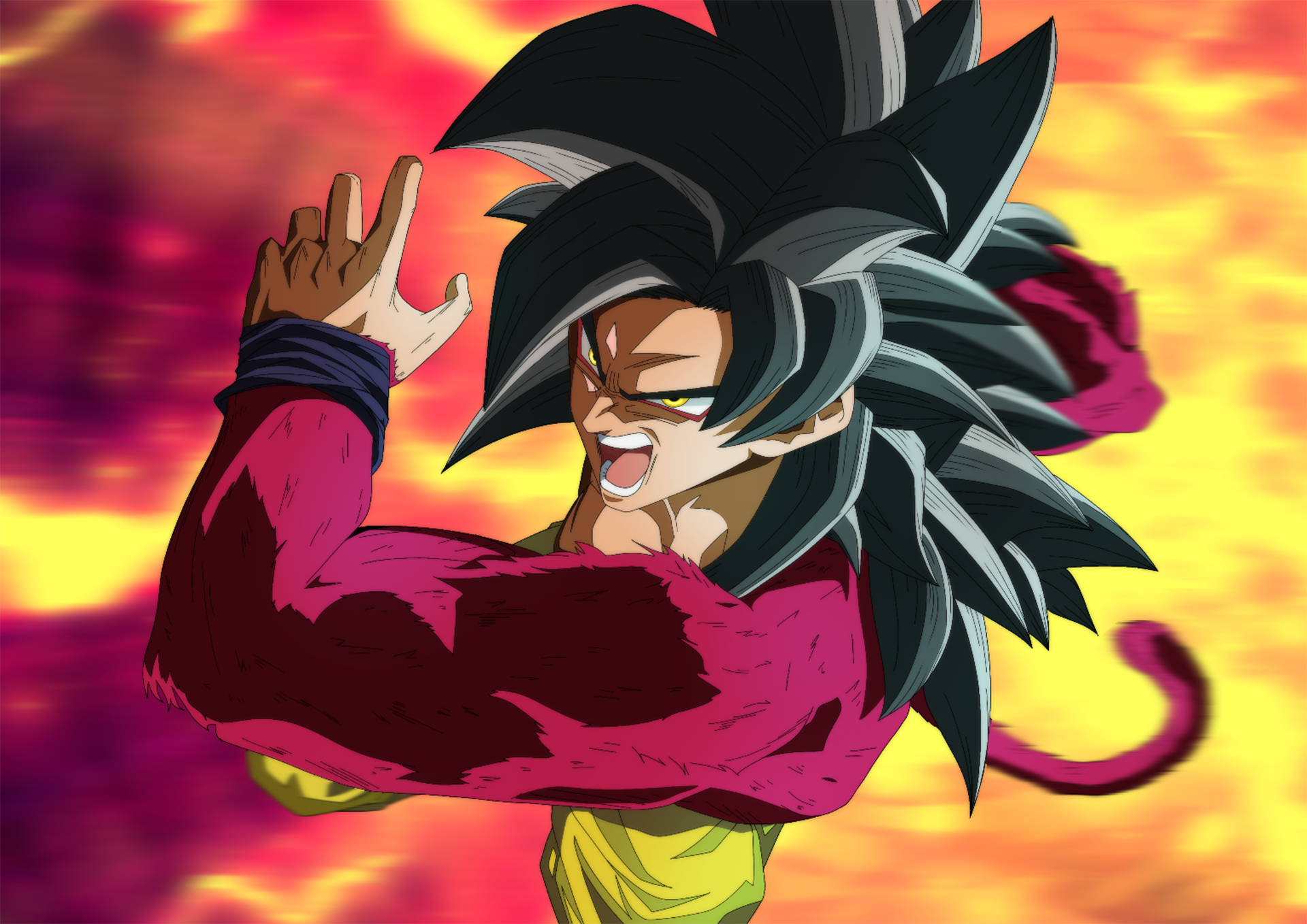 Wallpaper 4k Goku Ssj4 Wallpaper