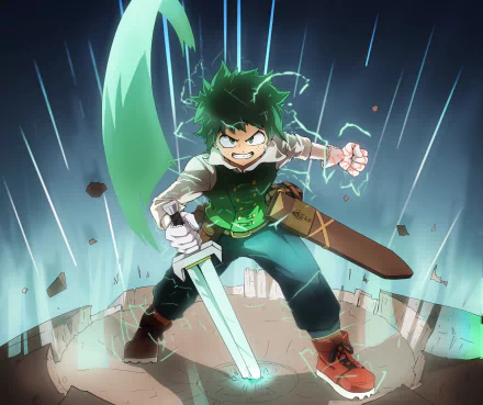 Izuku Midoriya Anime My Hero Academia HD Desktop Wallpaper | Background Image