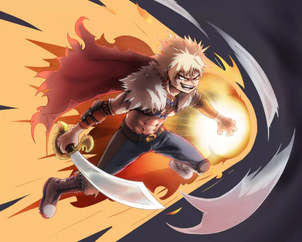 Katsuki Bakugou Anime My Hero Academia HD Desktop Wallpaper | Background Image